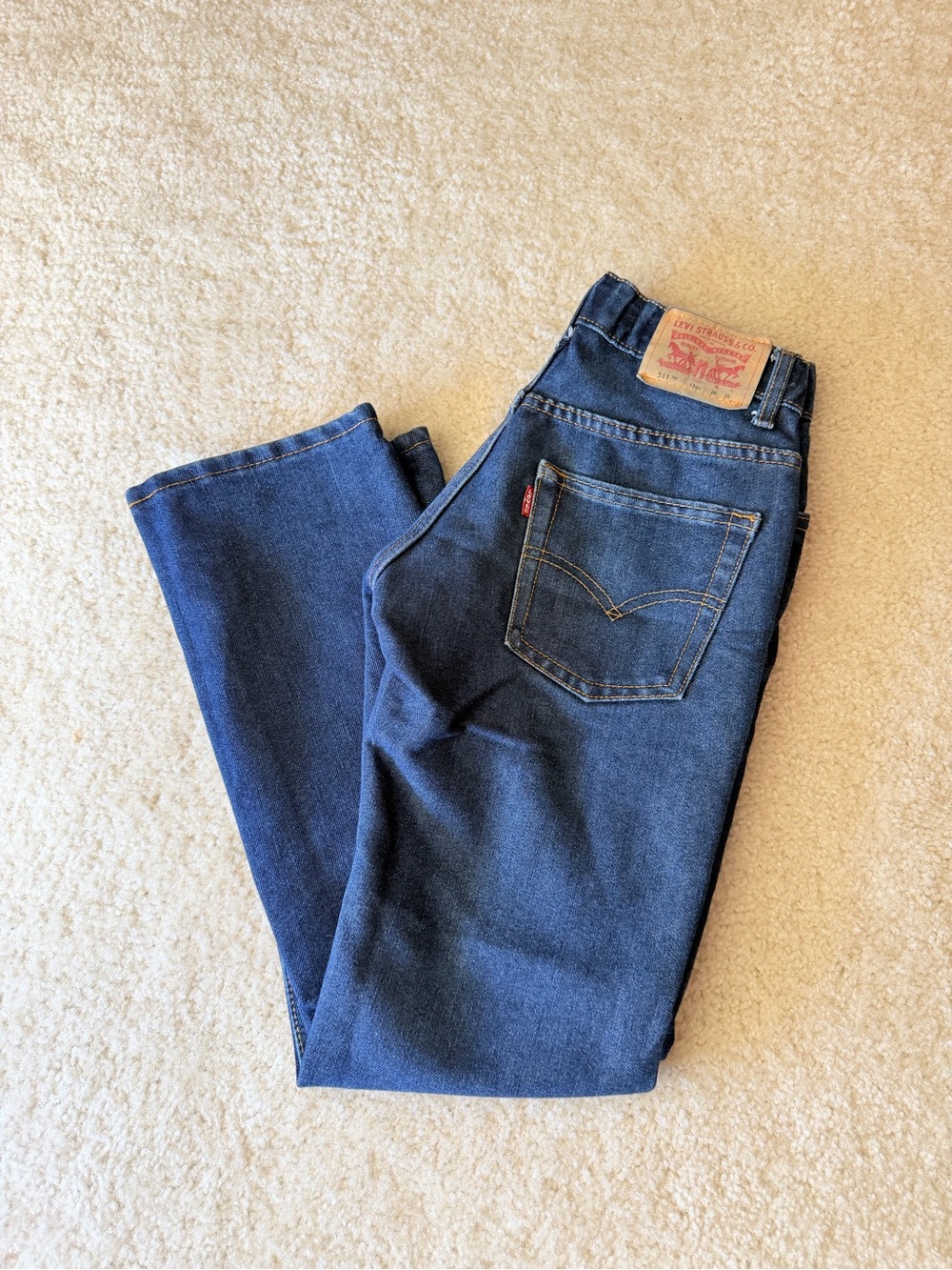 Levi's Boys 511 Dark Blue Classic Fit Jeans